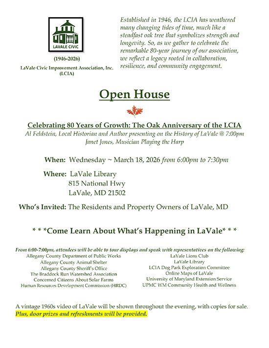 2026 Open House Flyer